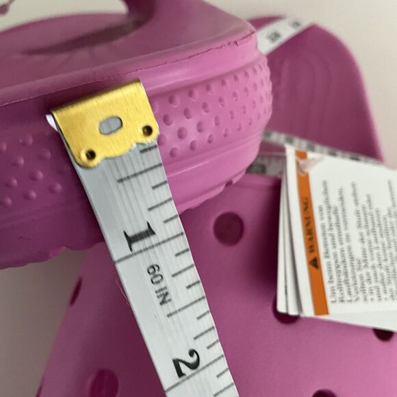 Crocs Sandals Men 13 Pink Open-toe Perforated Slides - Picture 8 of 12